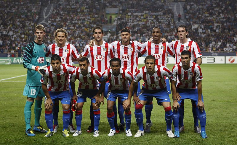 Alineación del Atlético en la Supercopa