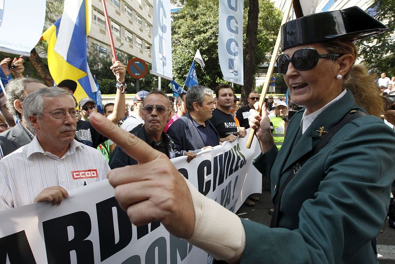 MANIFESTACIÓN CONVOCADA POR LAS ASOCIACIONES DE GUARDIAS CIVILES