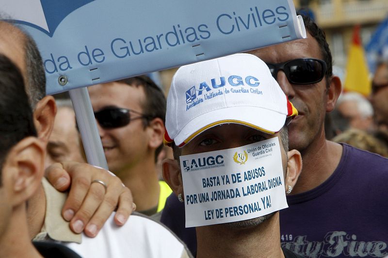 MANIFESTACIÓN CONVOCADA POR LAS ASOCIACIONES DE GUARDIAS CIVILES