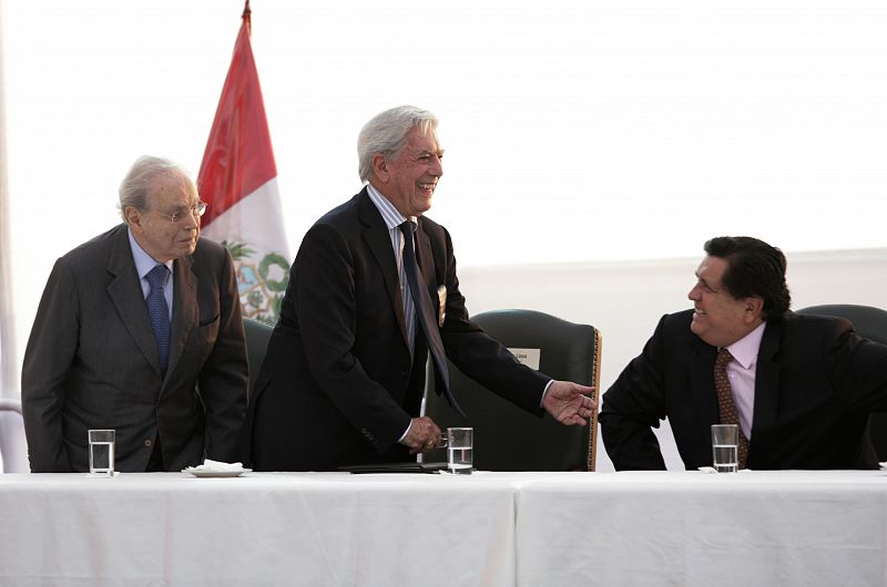 Vargas Llosa en el Museo de la Memoria