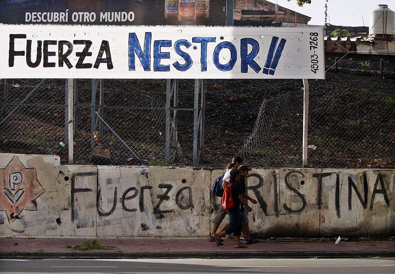 Kichner durante una visita que realizó a España en junio de 2006