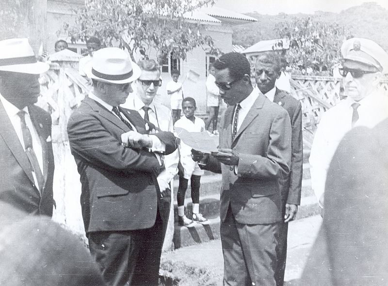 Viaje de Fraga a Guinea en 1964