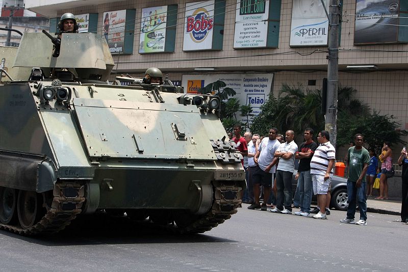 Los tanques prestarán su ayuda en la lucha contra los ataques del crimen organizado.
