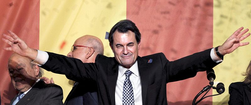 ARTUR MAS VENCE EN LAS ELECCIONES CATALANAS