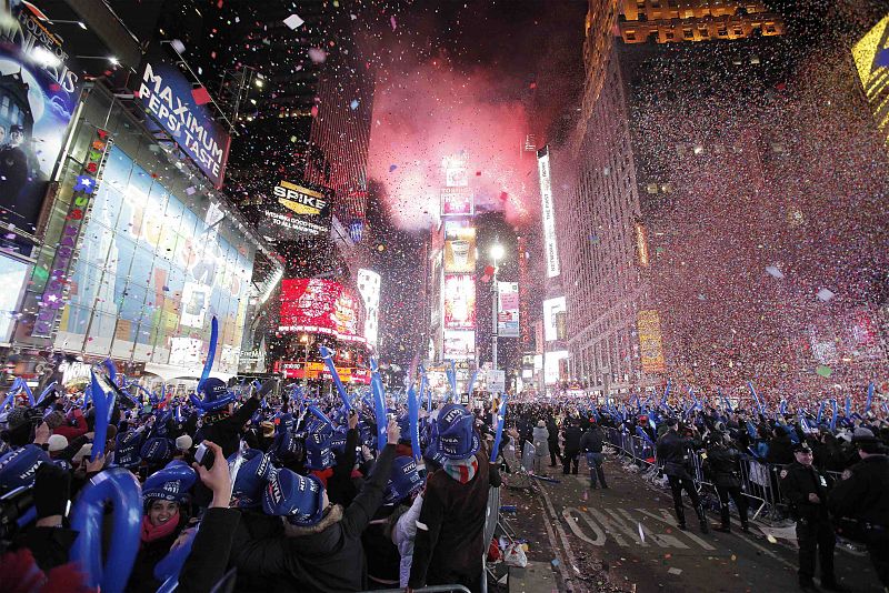 Cerca de un millón de personas han recibido al 2011 en Times Square