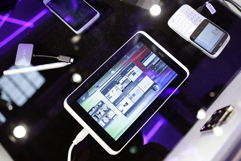 El nuevo tablet de HTC, uno de los productos estrella de la feria