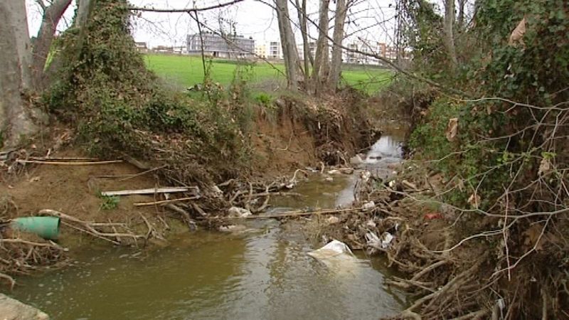 Este arroyo recibió contaminación de residuos tóxicos
