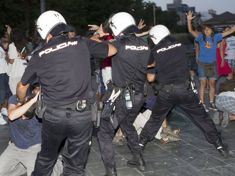 Dos personas han sido detenidas durante los altercados