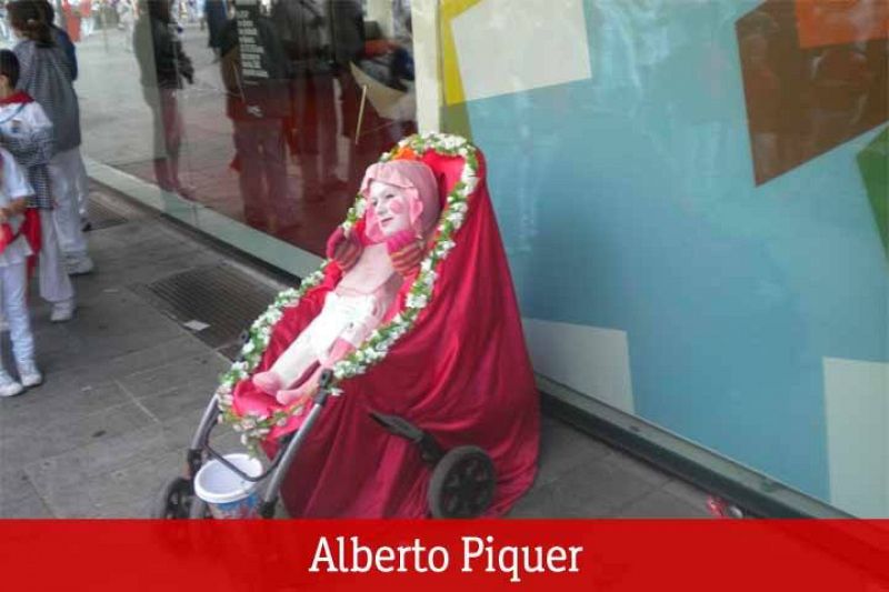 Imagen de lo que suele haber en las calles de Pamplona