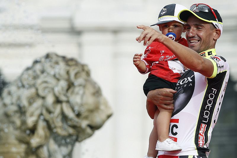 El ganador de la última edición de la Vuelta a España, Juanjo Cobo.