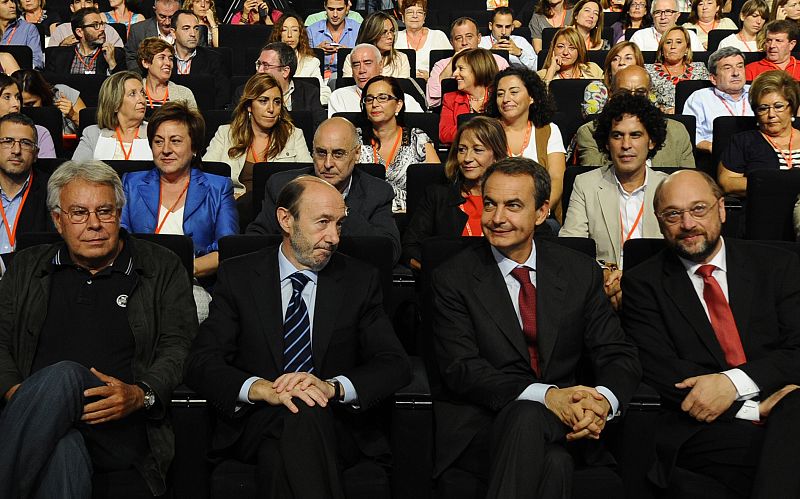 El líder de los parlamentarios europeos socialistas, Martin Schultz, en la Conferencia