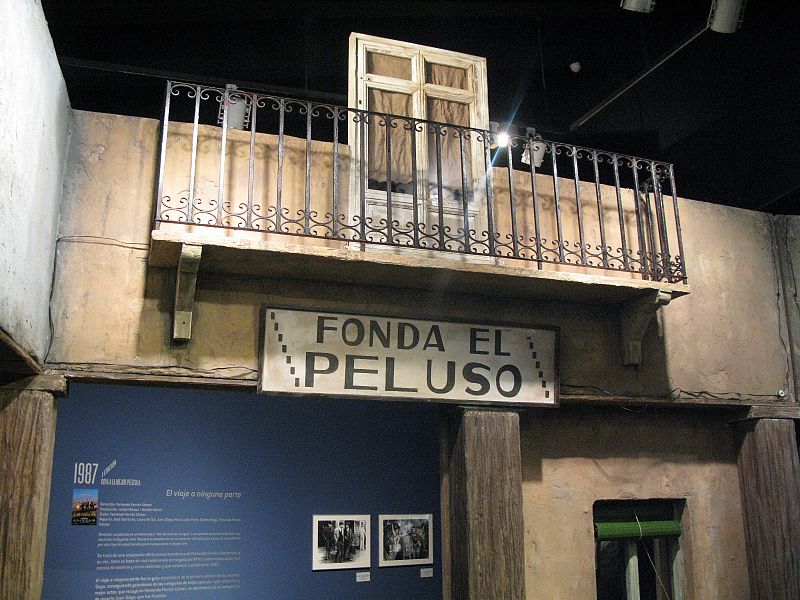 Reconstrucción de la fonda 'El peluso', de 'Viaje a ninguna parte'