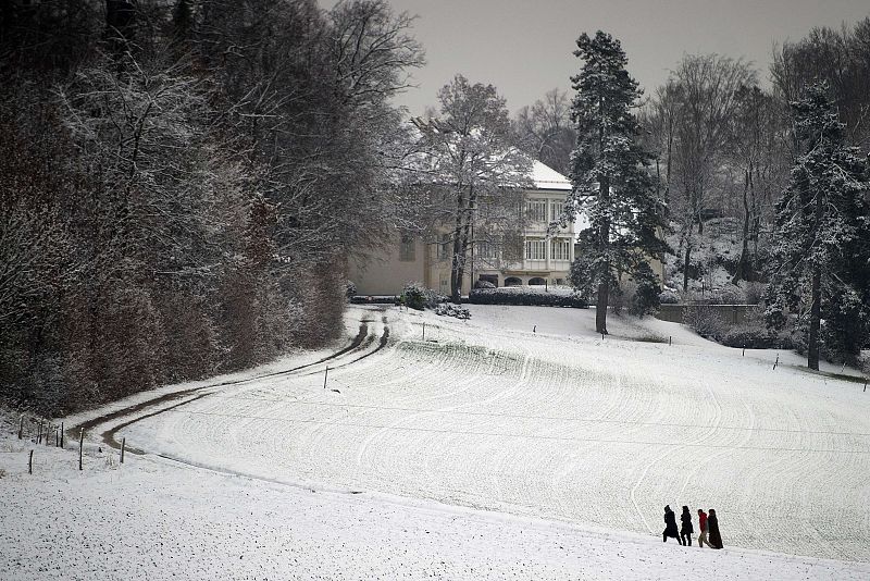 Lausana, la cuarta ciudad más poblada de Suiza, donde se espera que la sensación térmica llegue a 20 grados bajo cero.