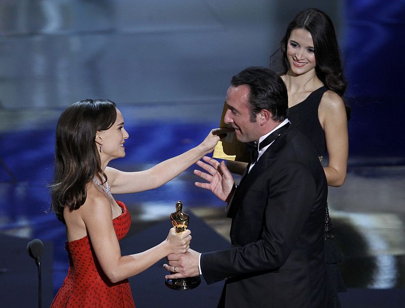 Jean Dujardin en la gala de los Oscars 2012