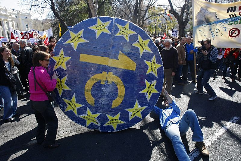 MANIFESTACIÓN EN MADRID CONTRA LA REFORMA LABORAL