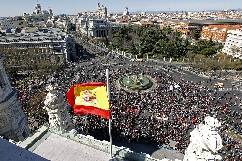 MANIFESTACIÓN EN MADRID CONTRA LA REFORMA LABORAL