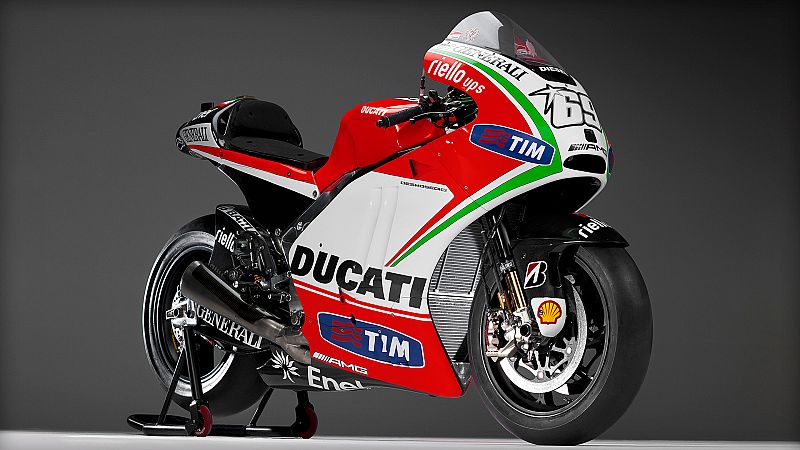 Imagen de la Desmosedici GP12 de Nicky Hayden.