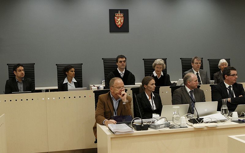 El tribunal noruego que juzga a Breivik
