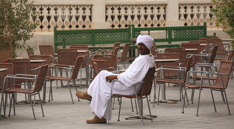 Terraza en el zoco de Doha