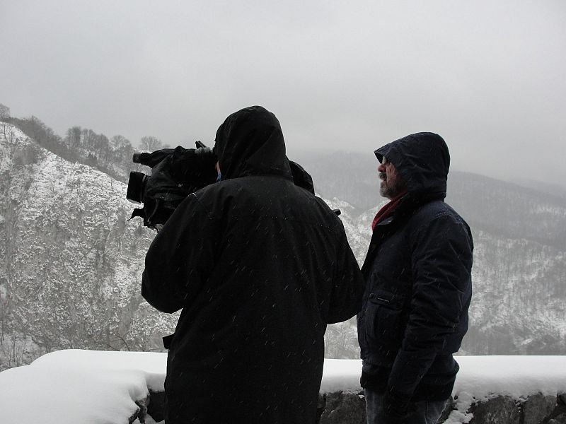 Rodando en el Monasterio de Nuestra Señora de Aránzazu