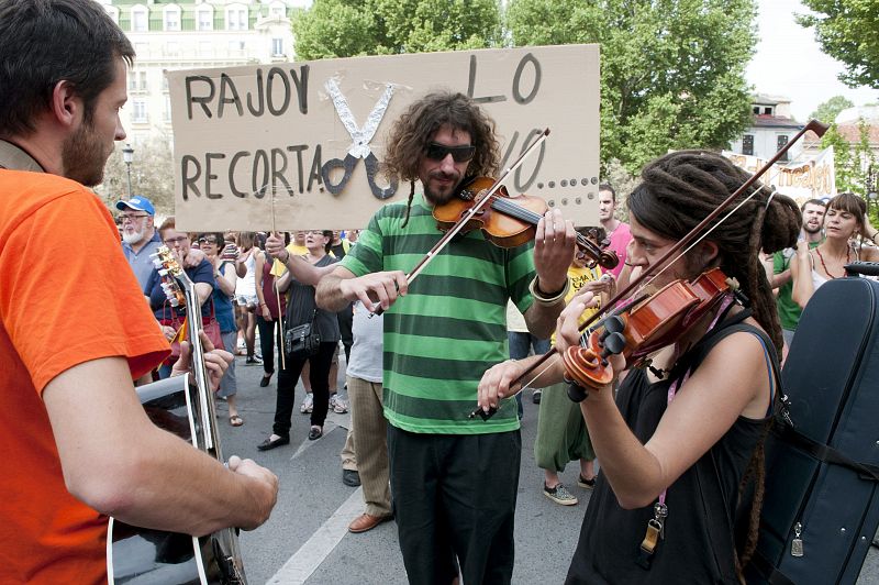 Comienza la manifestación de los Indignados en Granada