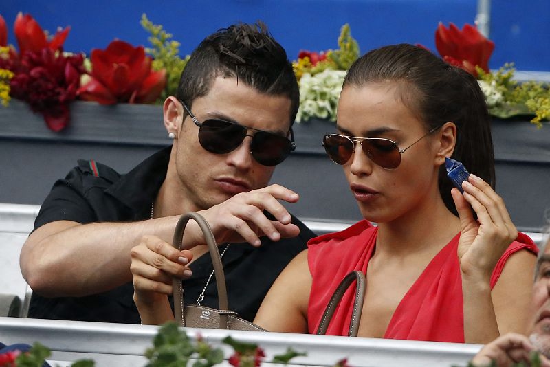 Cristiano Ronaldo con Irina Shayk en el Master 1000 Madrid
