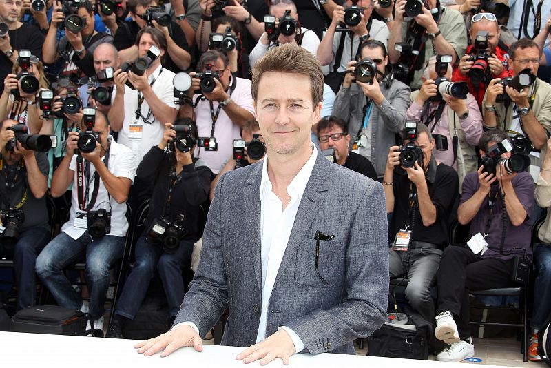 Edward Norton en el photocall de "Moonrise Kingdom"