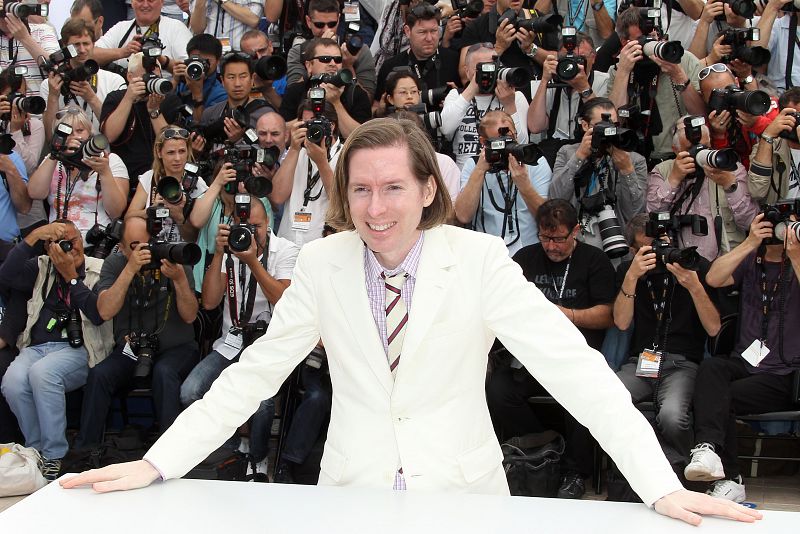 Wes Anderson en la presentación de "Moonrise Kingdom", que ha tenido una fría acogida.