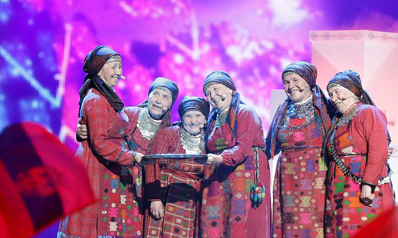 Las abuelas de Buranovskiye Babushki, que representan a Rusia, han causado sensación en Eurovisión