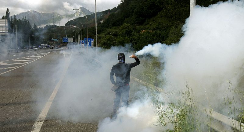 Los mineros asturianos viven la decimosexta jornada de huelga