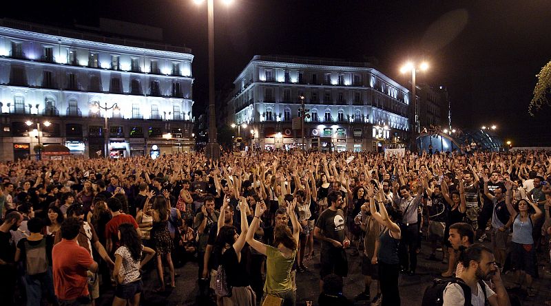 CONCENTRACIÓN PUERTA DEL SOL CONTRA RECORTES DEL GOBIERNO