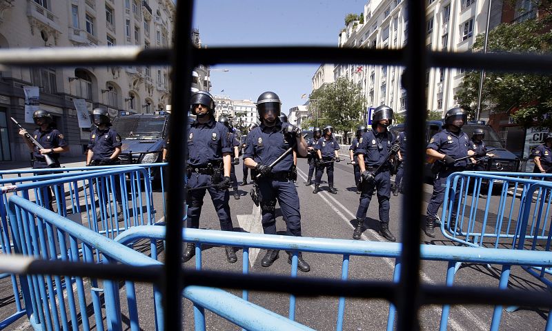 Policía ante el Congreso