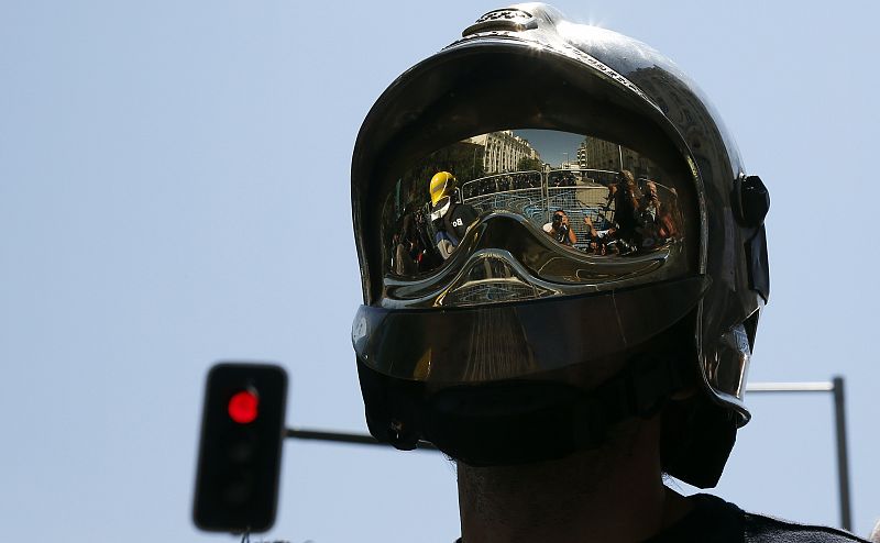 Los bomberos se suman a las protestas