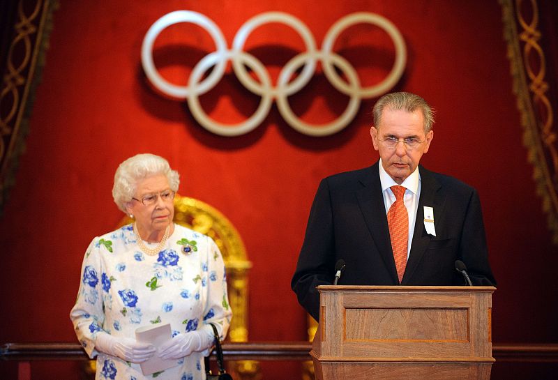 Isabel II - Jacques Rogge - Juegos Olímpicos de Londres 2012