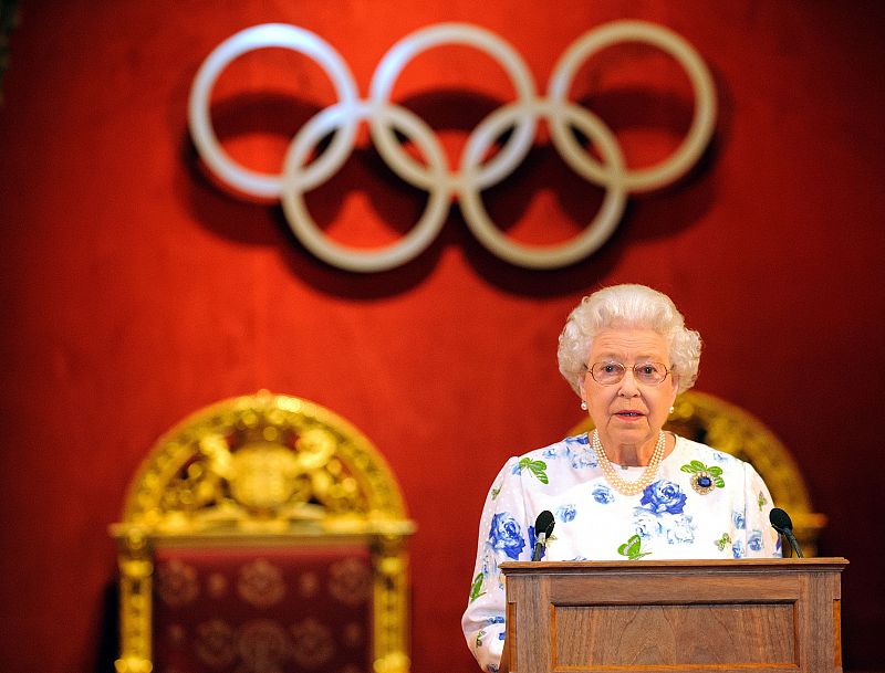 Isabel II - Recepción Juegos Olímpicos de Londres 2012