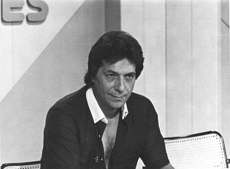 Foto de archivo de Sancho Gracia tomada en los estudios en Cataluña de TVE