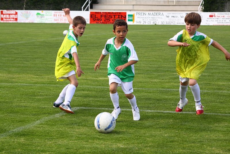 Jugando en el equipo de mi pueblo