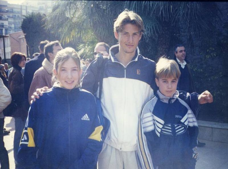 Ferrero, campeón del circuito internacional Future ATP en Murcia, antes de ser mundialmente conocido.