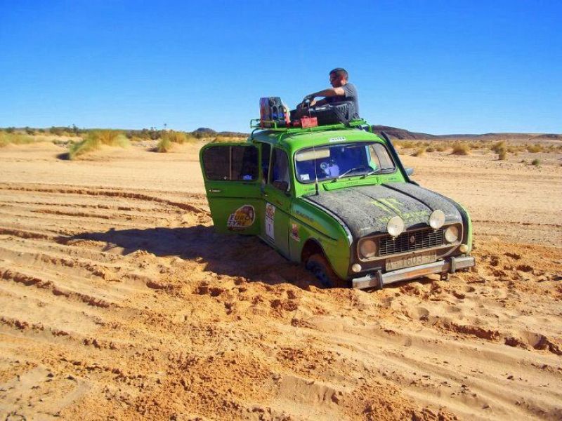 Aventurero en Marruecos.