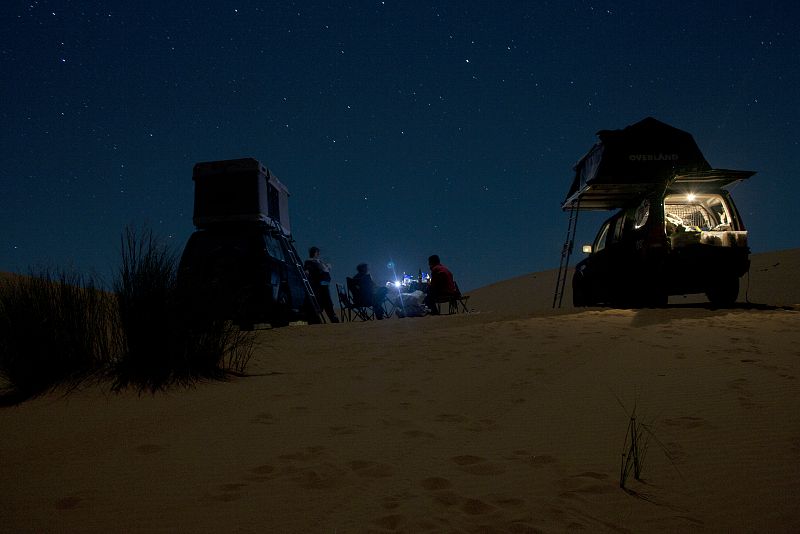 Noche Mágica en el desierto.