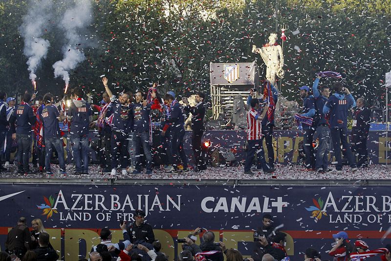 ATLÉTICO MADRID CELEBRA CON LOS AFICIONADOS LA DÉCIMA COPA DEL REY