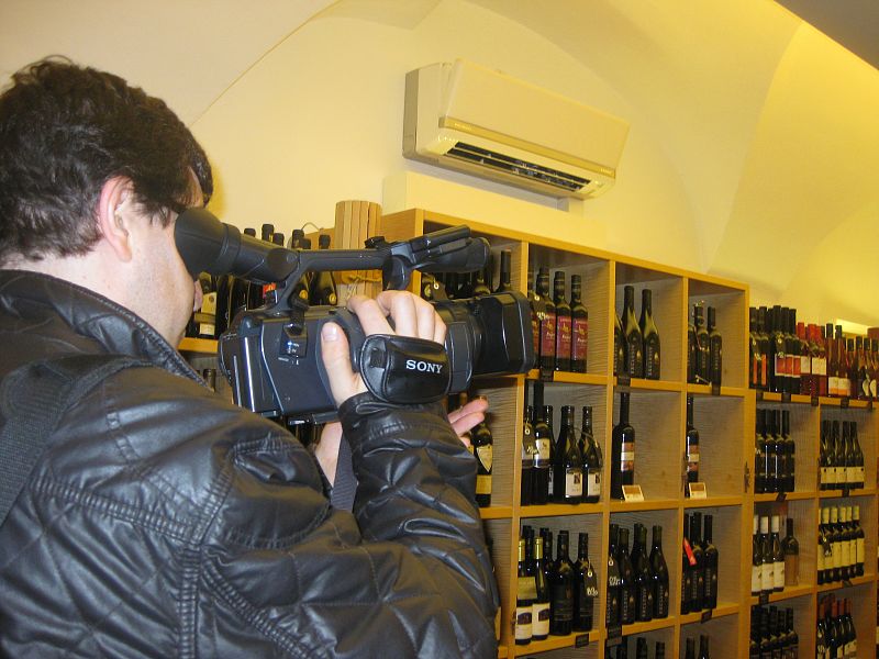 Aprendiendo de vinos alemanes en la Casa de los vinos badenses Alte Wache (Friburgo)