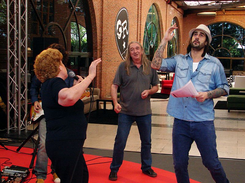 Rosendo, Melendi y Rosa Rebato