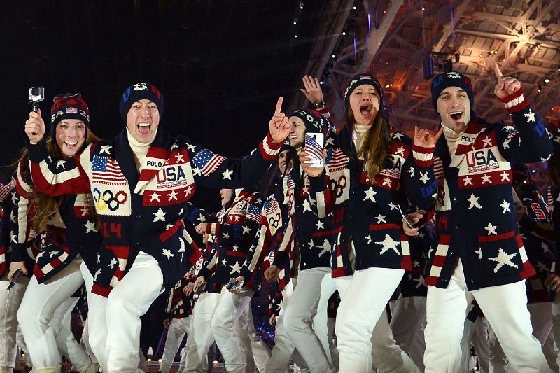 La delegación estadounidense ha vuelto a ser una de las más nutridas de los Juegos Olímpicos.