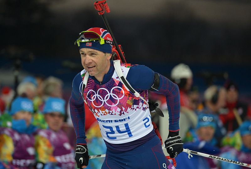 El biatleta noruego Ole Einar Bjoerndalen