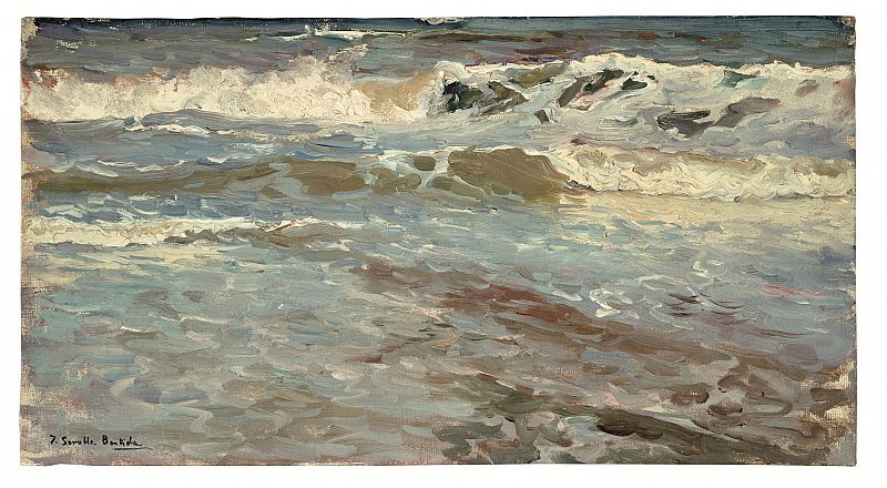 Joaquín Sorolla. Estudio de mar, Valencia (1904)