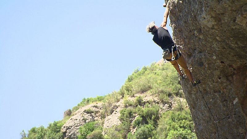 La escalada deportiva busca la máxima dificultad con seguridad