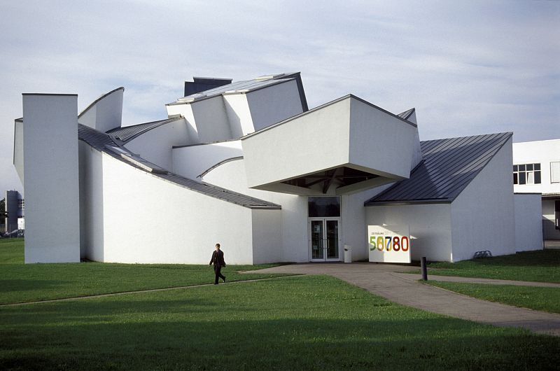 Frank Gehry, Instalaciones y Museo del Diseño de Vitra International Furniture Manufacturing, Alemania, 1987-1989