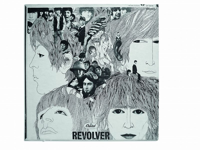 Klaus Voormann- Revolver, portada de disco EMI Records.