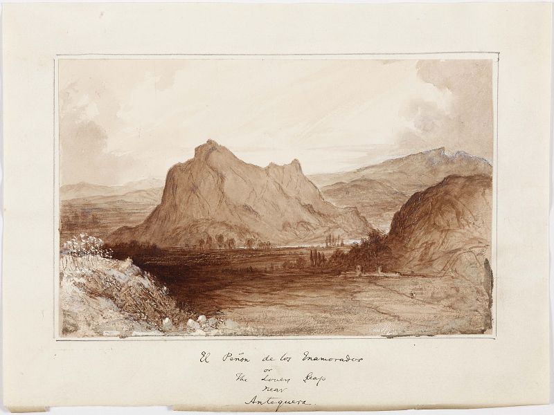 Richard Ford, "Antequera (Málaga). Peña de los Enamorados" (1830-33)